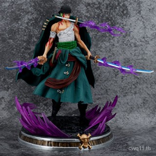 พร้อมส่ง โมเดลฟิกเกอร์อนิเมะ One Piece GK Series Three-Knife Flow Fighter เวอร์ชั่น 24 ชั่วโมง สําหรับตกแต่ง