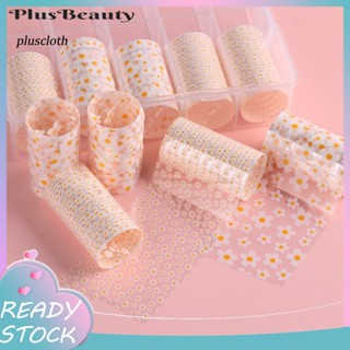 &lt;Pluscloth&gt; สติกเกอร์ตกแต่งเล็บ ลายดอกเบญจมาศ น้ําหนักเบา สวยหรู สําหรับผู้หญิง 10 ม้วน ต่อชุด