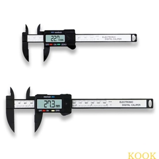 Kook เวอร์เนียคาลิปเปอร์ดิจิทัลอิเล็กทรอนิกส์ 6 นิ้ว 0-100 150 มม. 1 5V