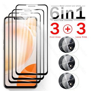 6In1 Tempered Glass For Huawei Nova Y91 4G Screen Protective Glass On Huawie NovaY91 Y 91 91Y 4G 2023 STG-LX1 6.95" Camera Glass