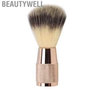 Beautywell Shaving Brush Ergonomic Handle Professional Skin Friendly Men Shaving Brush  Pig Bristle Rich Foam for Salon for Home