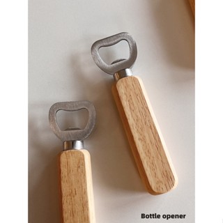 HERA ที่เปิดขวดไวน์ เบียร์ แบบไม้ Wooden Wine Opener Bottle Opener Beer Opener