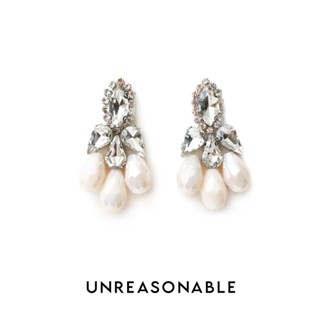 ต่างหู Ivory ต่างหูคลิป ต่างหูก้านเงินแท้ น้ำหนักเบา สวยใส่สบาย Unreasonable Accessories UA0467-02