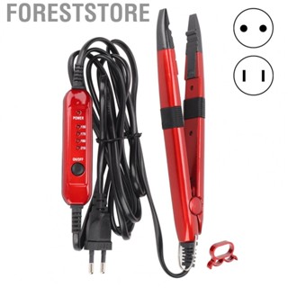 Foreststore Hair Extension Iron   Heating Ergonomic Connector for Extensions