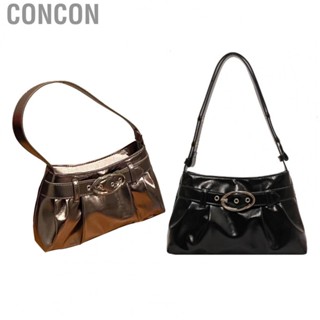 Concon Women Shoulder Bag  Purse  Concealed Pocket Multifunctional Zipper for Shopping