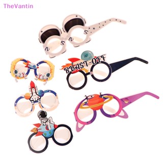 Thevantin กระดาษธีมจรวดนักบินอวกาศ สําหรับตกแต่งปาร์ตี้ 6 ชิ้น ต่อชุด