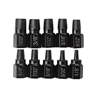 10pcs Solid Wrench Accessories Stopper Screws Bolts Hex Head Stubborn Plumbing Tools Tub Drain Nipple Extractor