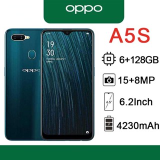 สมาร์ทโฟน Oppo A5S 6G RAM + รอม 128G หน้าจอ 6.22 นิ้ว Full HD Android