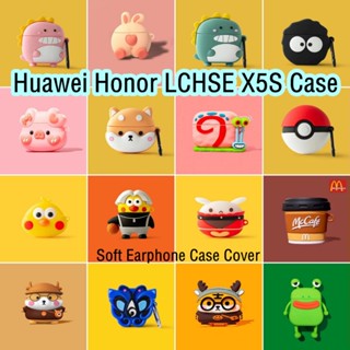 พร้อมส่ง!  เคสหูฟัง แบบนิ่ม ลายการ์ตูน สําหรับ Huawei Honor LCHSE X5S X5S