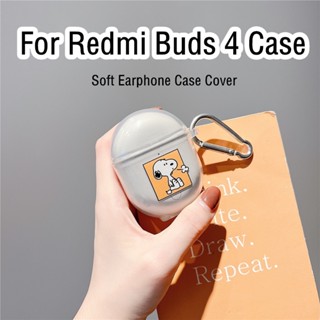 【Case Home】เคสหูฟัง แบบนิ่ม ลายการ์ตูนน่ารัก สําหรับ Redmi Buds 4 Redmi Buds 4