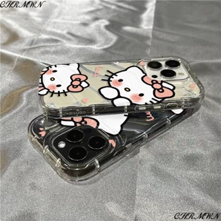 เคสโทรศัพท์มือถือนิ่ม แบบใส ลายแมว Two KT น่ารัก สําหรับ Iphone Apple 14promax 1312 11 7 8plus xr sins 9A3W