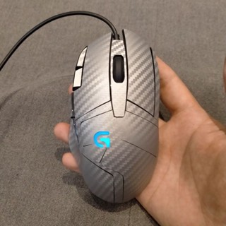 สติกเกอร์กันลื่น กันเหงื่อ สีพื้น สําหรับเมาส์ Logitech G402