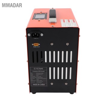 MMADAR PCP Air Compressor Digital LCD แรงดันสูงอัตโนมัติหยุดอากาศปั๊มเงินเฟ้อสำหรับ Scuba DC12V EU ปลั๊ก AC220V