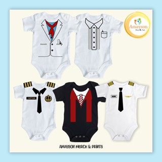 ธีมอาชีพ Amayson Baby Onesie Pilot, Teacher Captain 8EK0