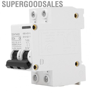 Supergoodsales Circuit Breaker  Fast Tripping DIN Rail Installation PV 20A 400V for Motorcycle