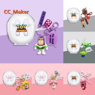 OPPO Enco Air3 Cover Enco R2 Case Cartoon TOY Buzz Lightyear Keychain Pendant OPPO Enco Buds2 Transparent Soft Case Shockproof Case Protective Cover Cute Piggy Creative Astronaut OPPO Enco Air3 Cover Soft Case OPPO Enco Air / Air2 Pro / Free2 Case