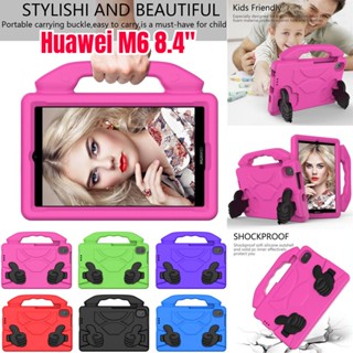 สําหรับ Huawei Mediapad M6 8.4 2019 เด็ก ปลอดภัย เคสโฟม ขาตั้ง ที่จับ