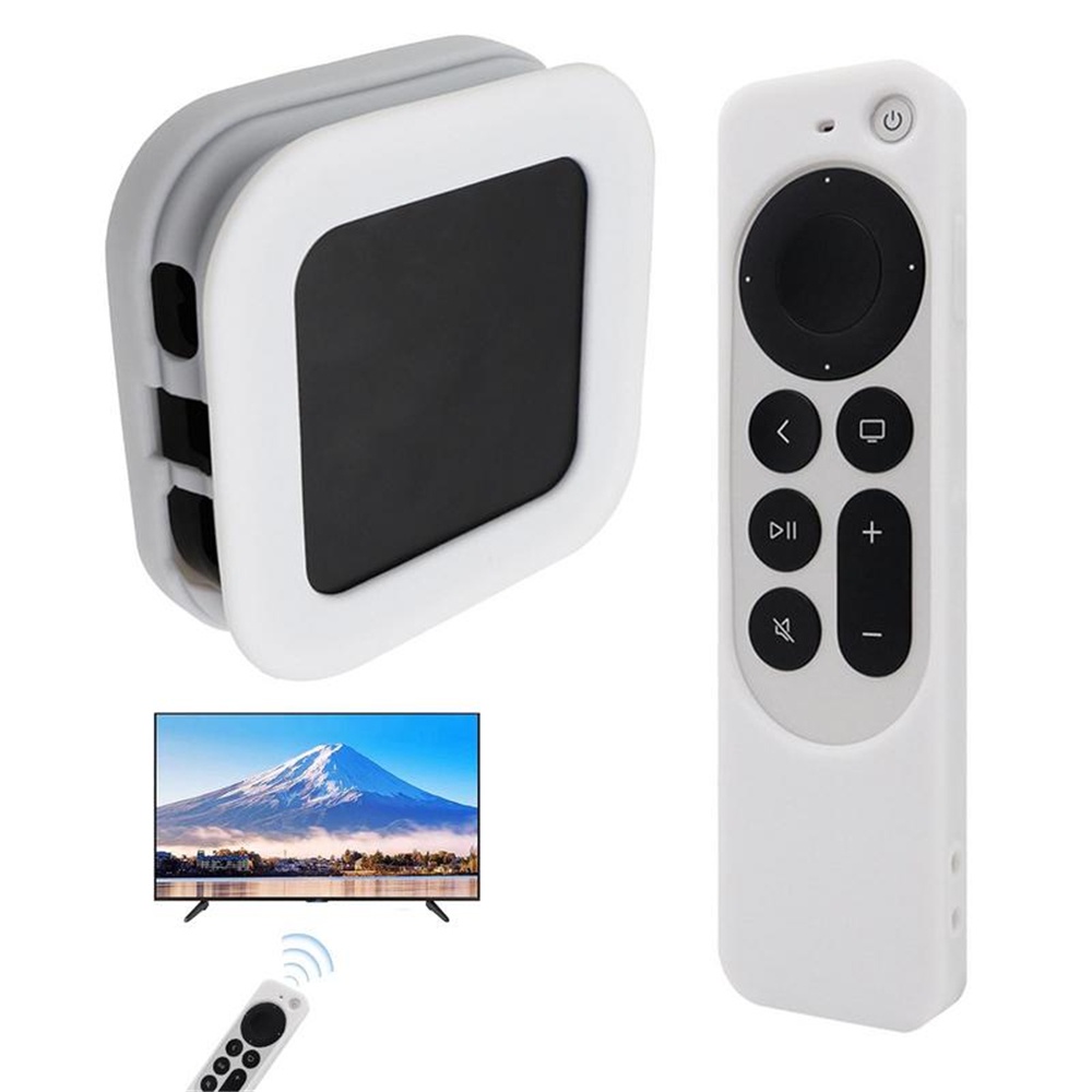 ซิลิโคนกล่องทีวีสําหรับทีวี 4K 2022 ป้องกันรีโมทคอนโทรลฝาครอบทีวี Contorller Anti Fall กันกระแทก Protector Set-Top กล่องป้องกันกรณี