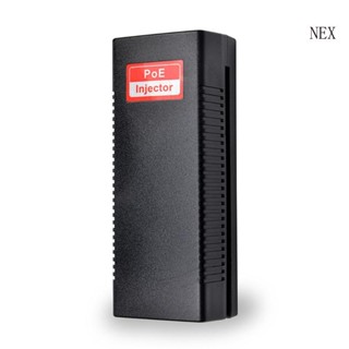 หัวฉีดพาวเวอร์ซัพพลาย NEX PSE30 PSE801 30W Passive PoE 48V 4 5+ 7 8 48V 100Mbps