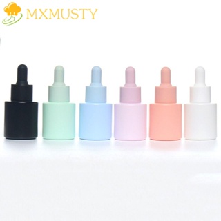 MXMUSTY ขวดหยดแก้ว แบบพกพา สีแคนดี้ ขนาด 20 มล. สําหรับใส่น้ําหอม น้ํามันหอมระเหย