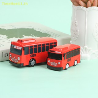 Timehee ชุดของเล่นรถบัส Tayo The Little Bus เสริมการเรียนรู้เด็ก 4 ชิ้น