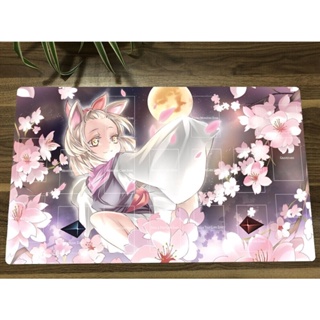 Yugioh Playmat Ash Blossom &amp; Joyous Spring TCG CCG แผ่นรองเมาส์ และแผ่นรองเมาส์ สําหรับเล่นเกม