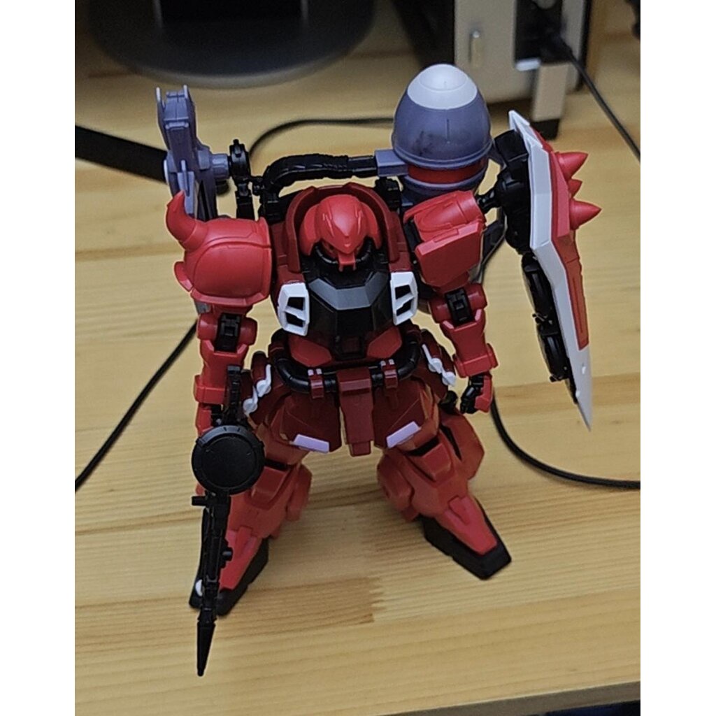 [FlashModel] MG 1/100 001 Gunner-Zaku-Warrior(แดง)
