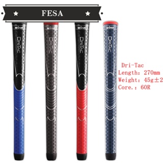 Fesa ที่จับลูกกอล์ฟ มาตรฐาน DRI-TAC AVS MIDSIZE สีดํา 13 ชิ้น ต่อล็อต