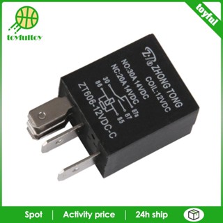 [Toyfulcabin] รีเลย์ DC 12V 20A 30A AMP SPDT และซ็อกเก็ต 5 Pin 5 สาย สําหรับรถยนต์ รถบรรทุก