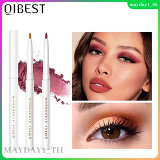 Qibest อายไลน์เนอร์ เนื้อแมตต์ มุก ธรรมชาติ กันน้ํา ติดทนนาน หมุนอัตโนมัติ 12 สี