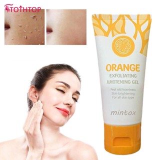 Mintox Orange Body Lotion Scrub Exfoliating Gel Facial Body Facial Scrub Skin Cleansing Bleaching Whipped Scrub Facial Body Scrub Orange Exfoliating Gel Whitening Skin Cleaning [TOP]