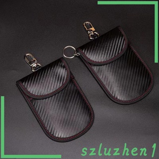 [Szluzhen1] กระเป๋าป้องกันสัญญาณ พร้อมช่องใส่การ์ด สําหรับกุญแจรถยนต์ บัตรเครดิต