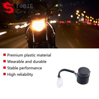 TOBIE รีเลย์ไฟเลี้ยว Led สําหรับรถจักรยานยนต์ Atv Skate Hyper Flasher Light Led Indicator Gy6 50-250cc Moped Relay Blinker