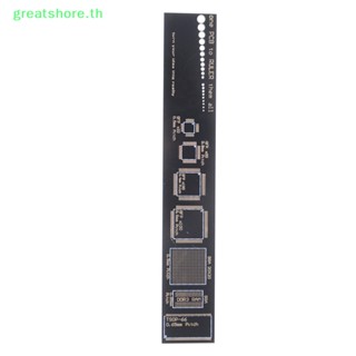 Greatshore ไม้บรรทัดวัดตัวเก็บประจุชิป IC SMD 15 ซม.