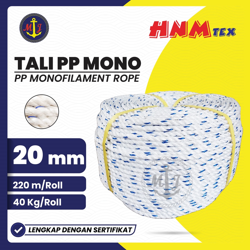 PP MONO ROPE 20 MM CIR 2 1/2 นิ้ว // PP ROPE