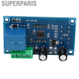 Superparis Timer Relay Module  DC12V Sleeping Mode Programmable 0 To 99S Setting Digital Tube Display for Indoor Ventilation