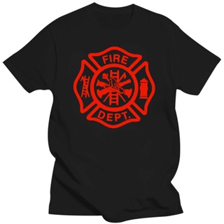 เสื้อยืด พิมพ์ลายกราฟฟิค Firefighter Fire Department