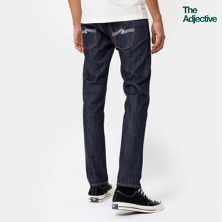 Nudie Jeans/Thin Finn-Organic Dry Ecru Emboกางเกงยีนส์ทรง Thin Finn ยีนส์ทรงกระบอกเล็ก  เป็นยีนส์กึ่งสกินนี่