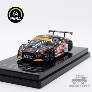 Para 1:64 R8 LMS 2018 Australian GT #24 โมเดลรถยนต์ KFC สีดํา