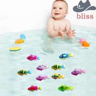 BLISS ของเล่นปลาว่ายน้ํา ใช้แบตเตอรี่ แฟชั่นฤดูร้อน สําหรับเด็ก ตกแต่งตู้ปลา