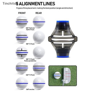 [Tinchitde] ชุดปากกามาร์กเกอร์ หมุนได้ 360 องศา สําหรับวาดเส้นลูกกอล์ฟ 1 ชุด [Preferred]