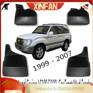 Xinfan บังโคลนหน้า หลัง สีดํา สําหรับ Toyota Land Cruiser LC100 FJ100 99-07