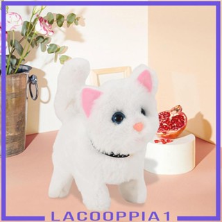 [Lacooppia1] ของเล่นตุ๊กตาแมวอิเล็กทรอนิกส์ เสริมการเรียนรู้เด็ก