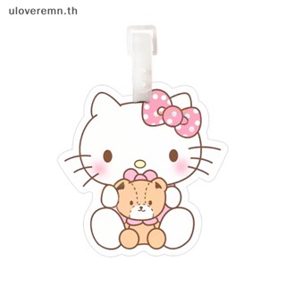 SANRIO Ulo พวงกุญแจพลาสติก จี้ตุ๊กตาการ์ตูน Hello Kitty สําหรับห้อยกระเป๋าเดินทาง กระเป๋าเป้สะพายหลัง กระเป๋านักเรียน