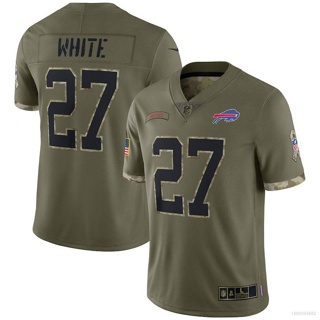 ใหม่ เสื้อกีฬาแขนสั้น ลายทีมชาติฟุตบอล NFL Baltimore Ravens Jersey No.27 สีขาว 2023