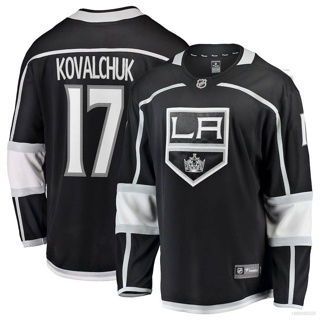 ใหม่ NHL Los Angeles Kings Home Jersey Kovalchuk เสื้อยืด แขนยาว พลัสไซซ์