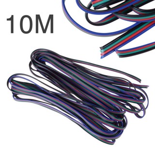 สายเคเบิลต่อขยาย 4-PIN 22AWG RGB ยาว 10 ม. สําหรับแถบไฟ LED RGB 3528 5050 TM ☆Gogoxpmall