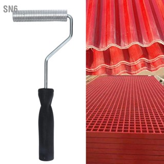 SN6 ลูกกลิ้งเคลือบไฟเบอร์กลาส 21x100mm Bubble Roller Aluminium Acetone Washable for Glass Manufacturing