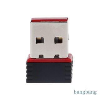 Bang อะแดปเตอร์ไวไฟ USB 150Mbps USB 2 0 WiFi Dongle 802 11 b g n 2 4GHz สําหรับเดสก์ท็อป Windows XP Vis