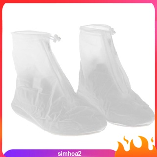 [Simhoa2] Shoe Covers for Rain Waterproof Shoe Covers Rainy/Snow Days Men Women Reusable Overshoes Shoe Protectors for Outside Outdoor Fishing Travel